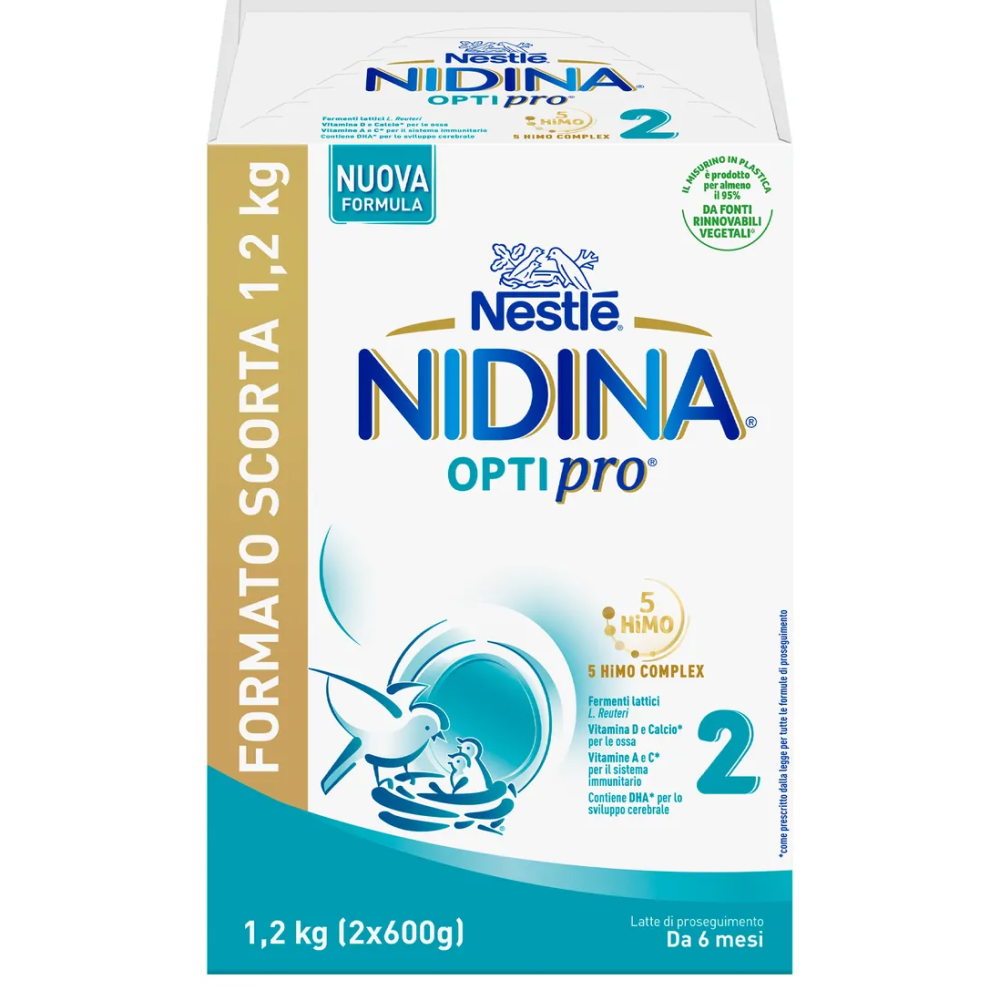 Nestlé Nidina Optipro 2 Latte In Polvere Di Proseguimento 1200 gr