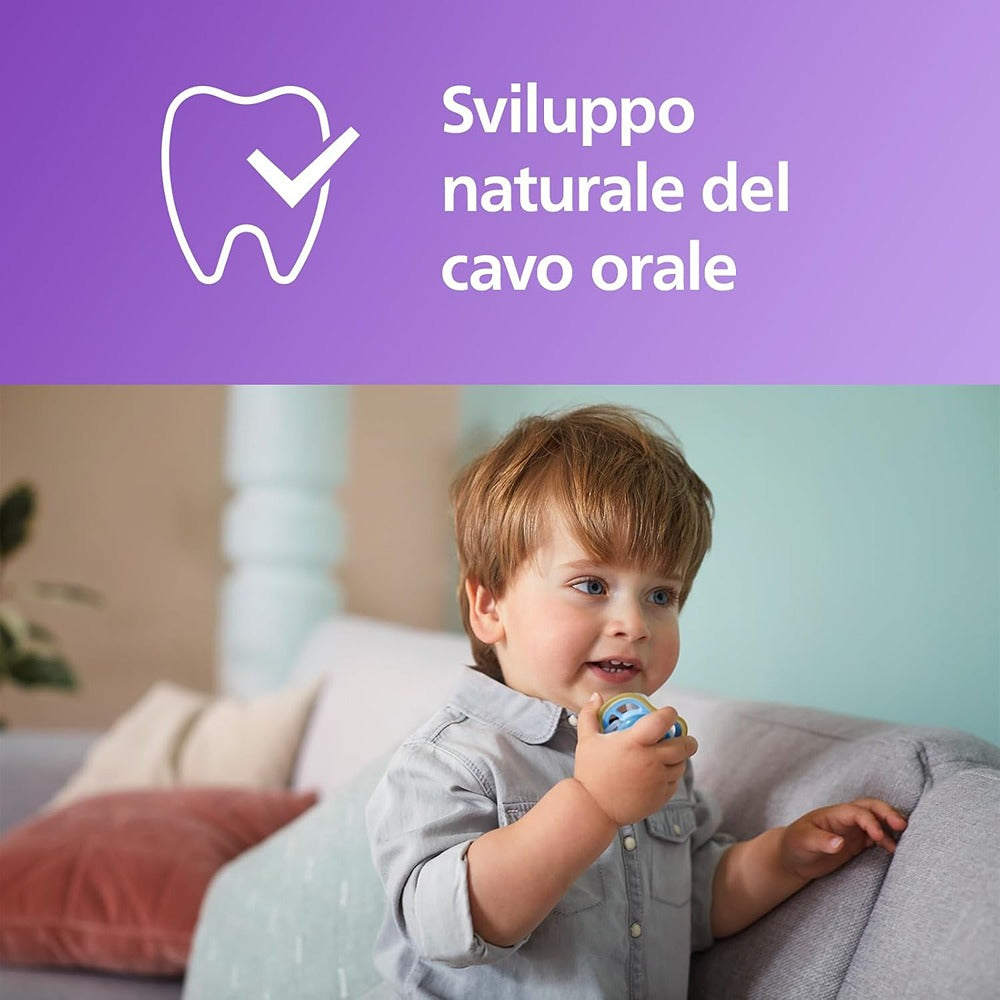 Philips Avent Ultra Air Succhietti Ortodontici Lilla E Verde 0-6 Mesi 2 Pezzi