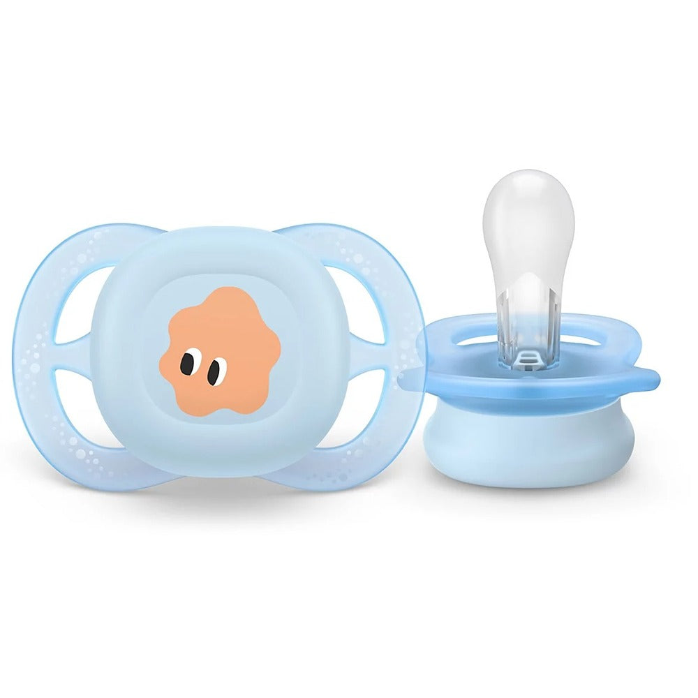 Philips Avent Ultra Start Succhietti Ortodontici Verde E Blu 0-2 Mesi 2 Pezzi