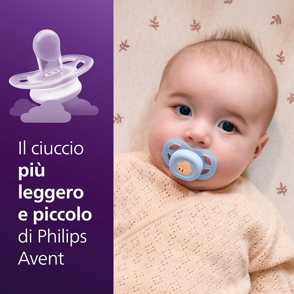 Philips Avent Ultra Start Succhietti Ortodontici Verde E Blu 0-2 Mesi 2 Pezzi