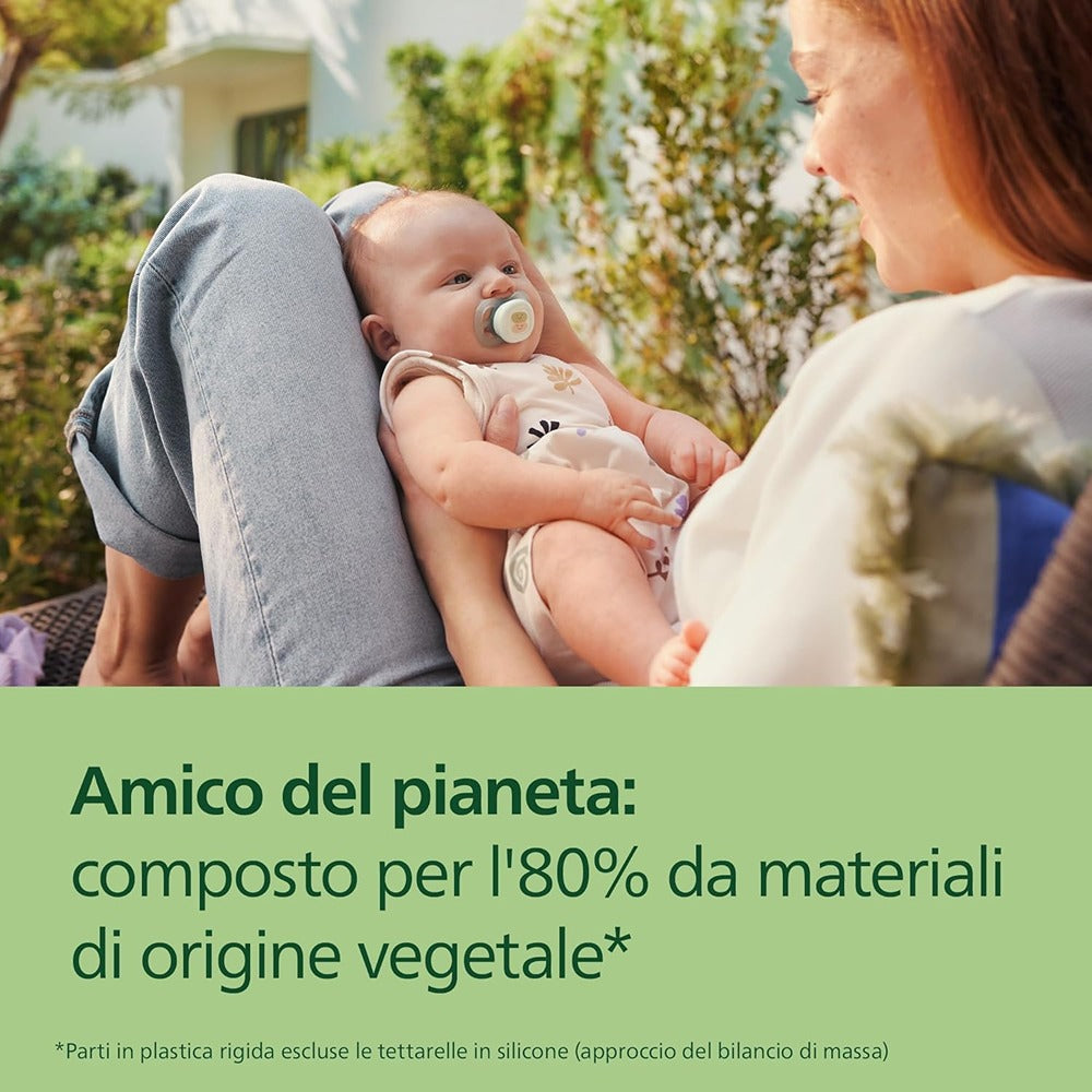Philips Avent Ultra Start Succhietti Ortodontici Verde E Blu 0-2 Mesi 2 Pezzi
