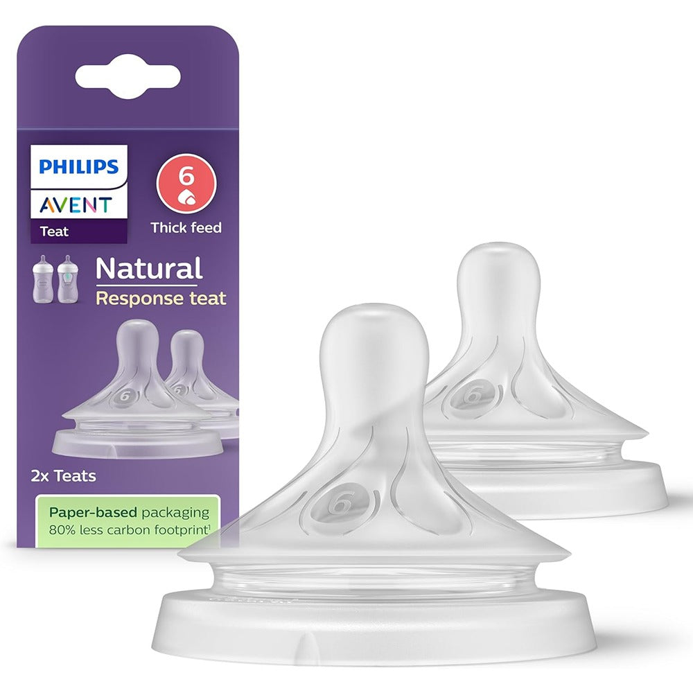 Philips Avent Natural Response Tettarella Liquidi Densi Flusso 6 6+ Mesi 2 Pezzi