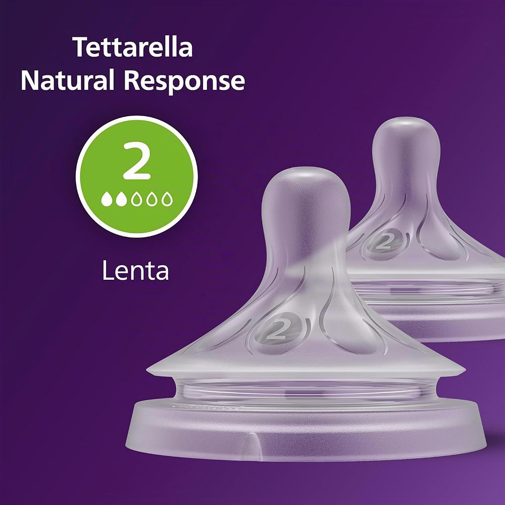 Philips Avent Natural Response Tettarella Flusso 2 0+ Mesi 2 pezzi
