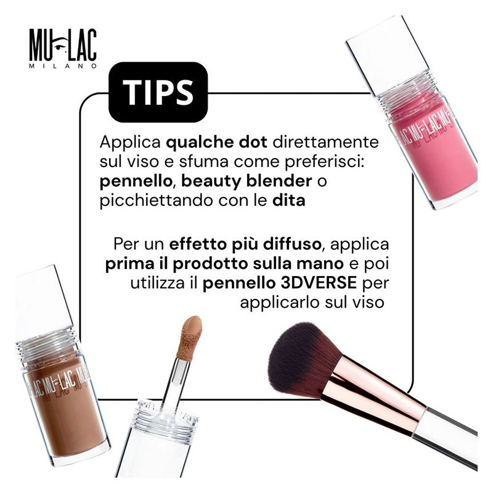 Mulac 3d Verse - Blush Liquido Luminoso Multiuso