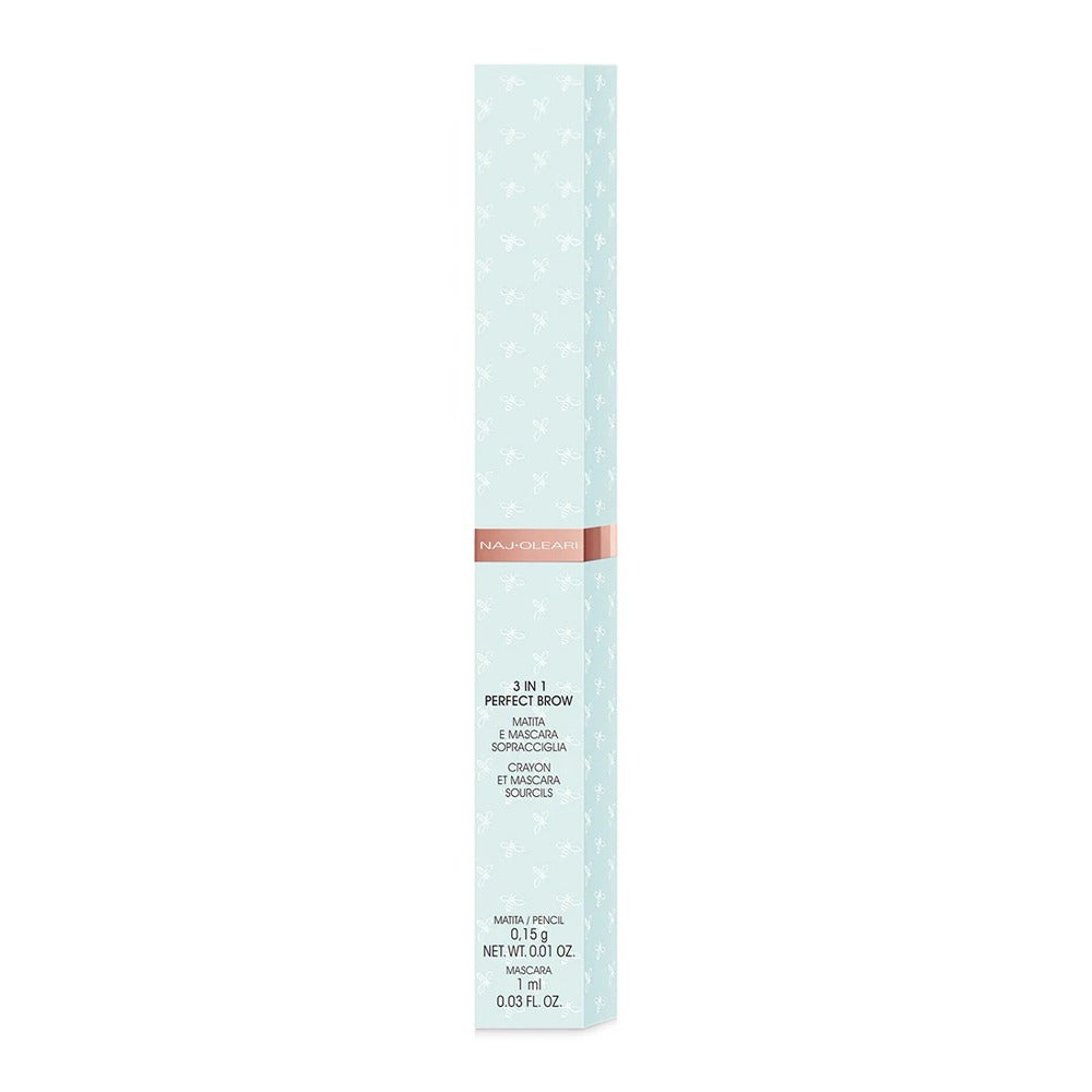 Naj-Oleari 3 in 1 Perfect Brow - Matita E Mascara Sopracciglia