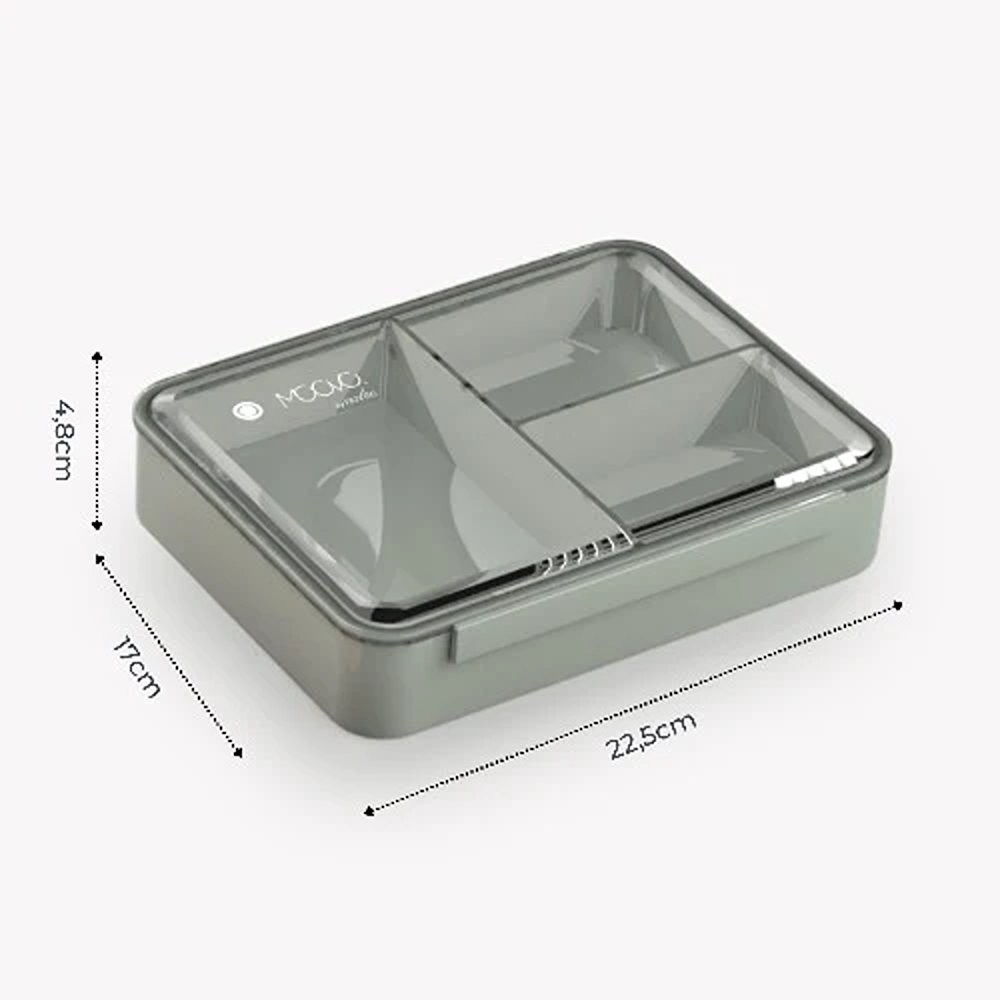Nuvita KiddieKit Lunch Box Per Bambini 950 ml Sage Green