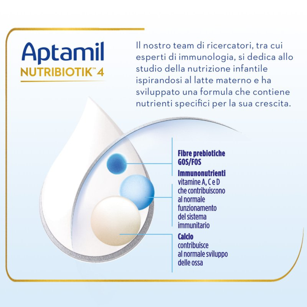 Aptamil Nutribiotik 4 Latte Liquido Di Crescita 1000 ml