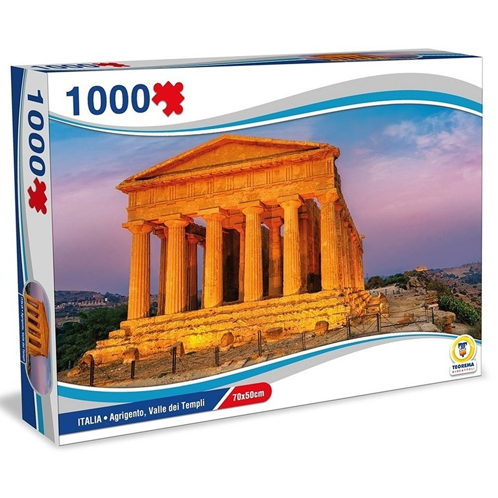 Teorema Puzzle Italia Agrigento Vallo Dei Templi 1000 Pezzi