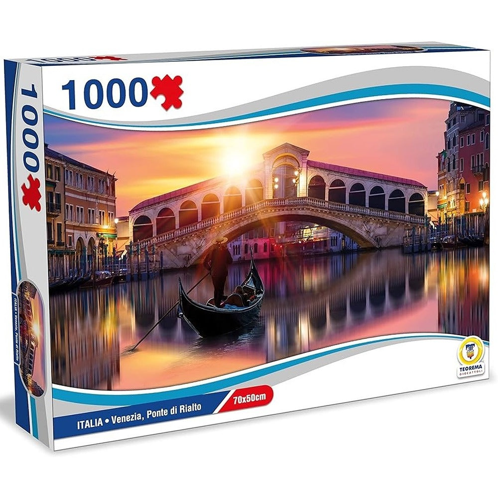 Teorema Puzzle Italia Venezia Ponte Di Rialto 1000 Pezzi