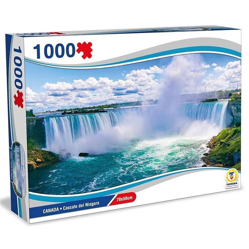 Teorema Puzzle Canada Cascate Del Niagara 1000 Pezzi