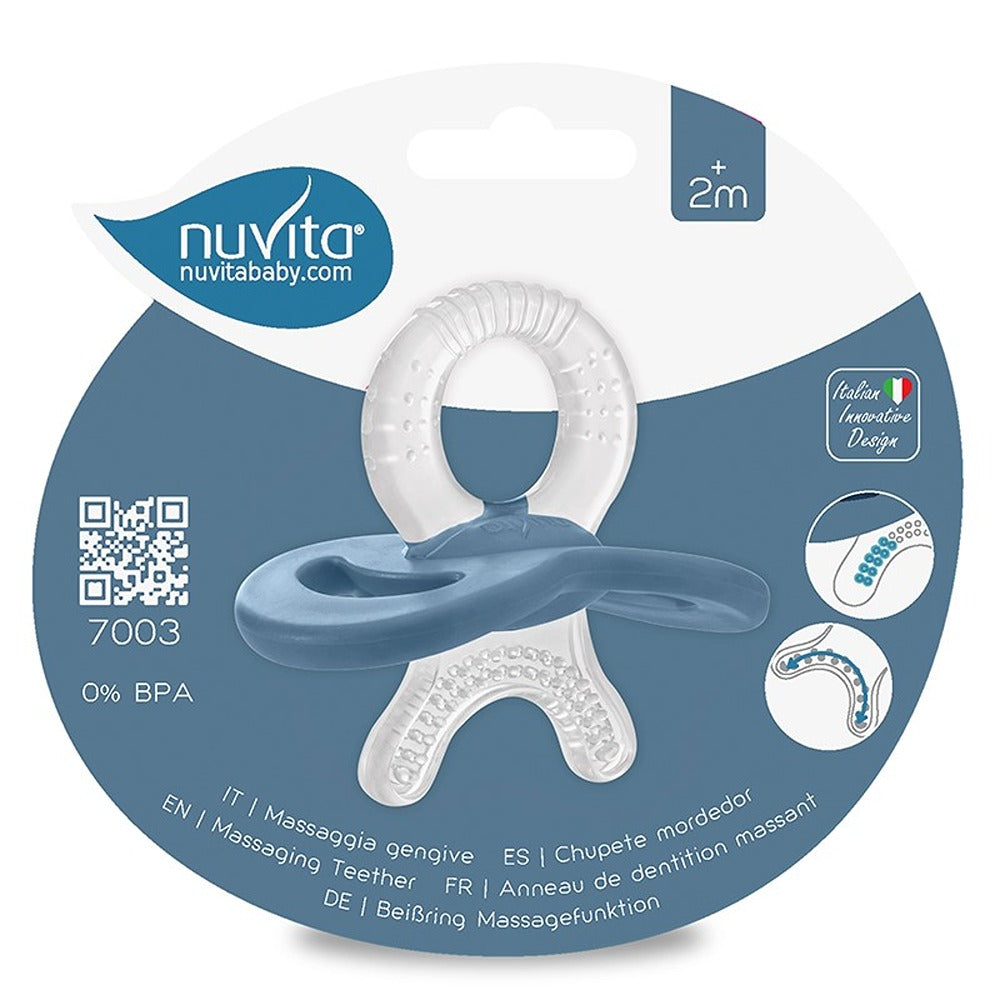 Nuvita Massaggia Gengive 2+ Mesi Powder Blue