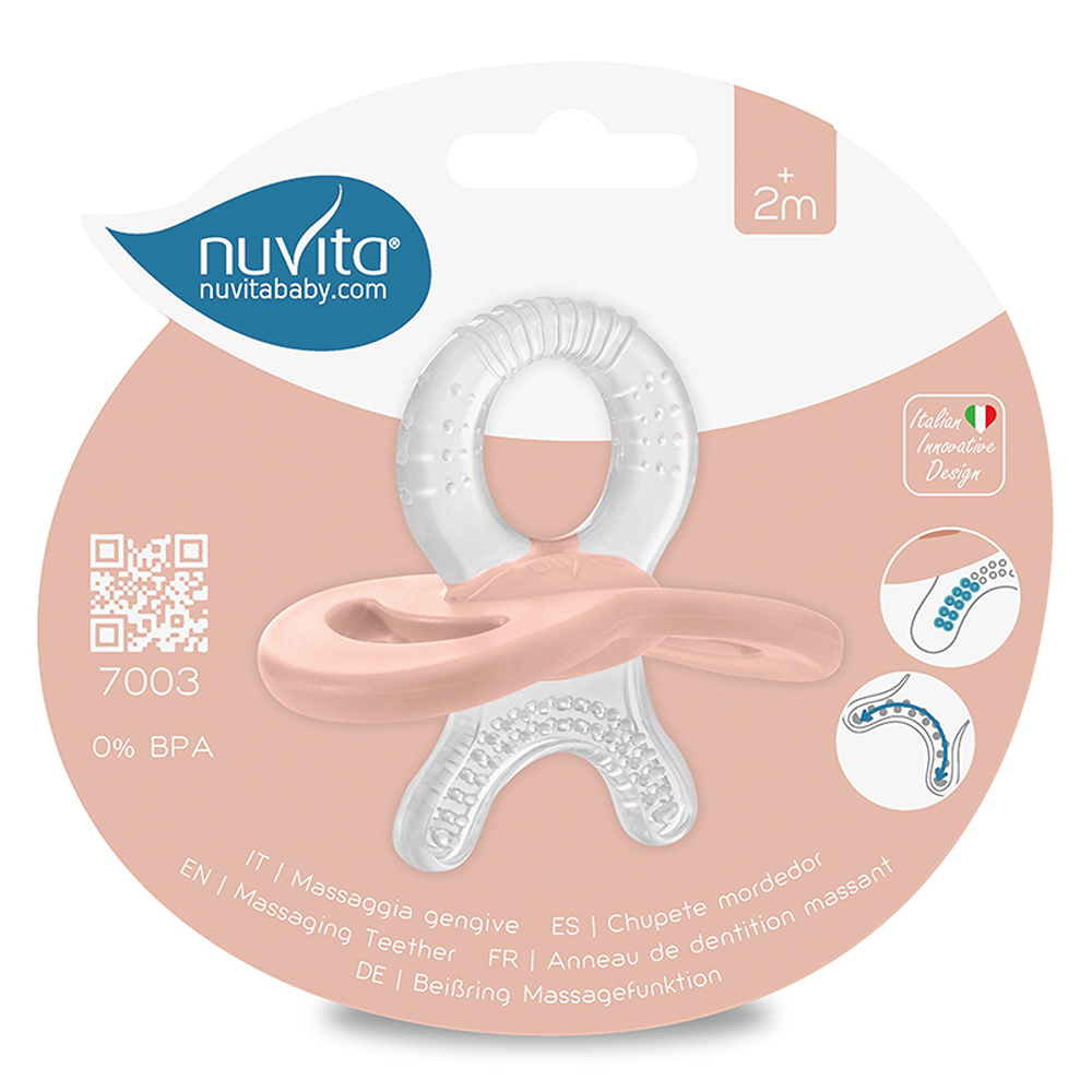 Nuvita Massaggia Gengive 2+ Mesi English Rose