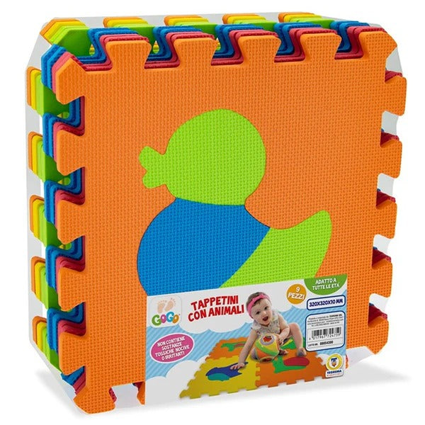 Teorema Tappeto Puzzle Bambini con Lettere 9 Pezzi