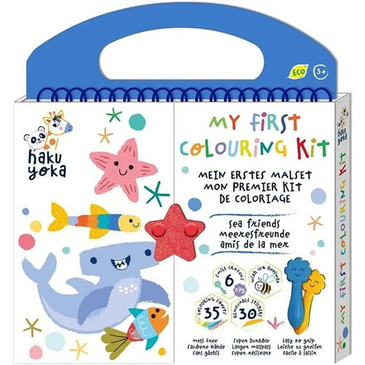 Haku Yoka My First Colouring Kit - Il Mio Primo Kit Da Colorare Amici Del Mare