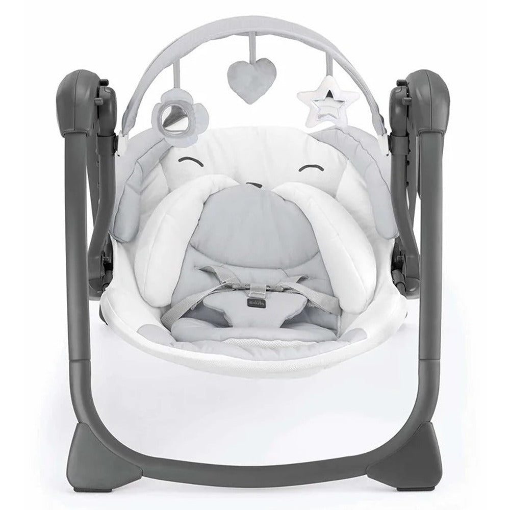 Cam Midi Altalena Sdraietta Elettrica Reclinabile Coniglio Grigio