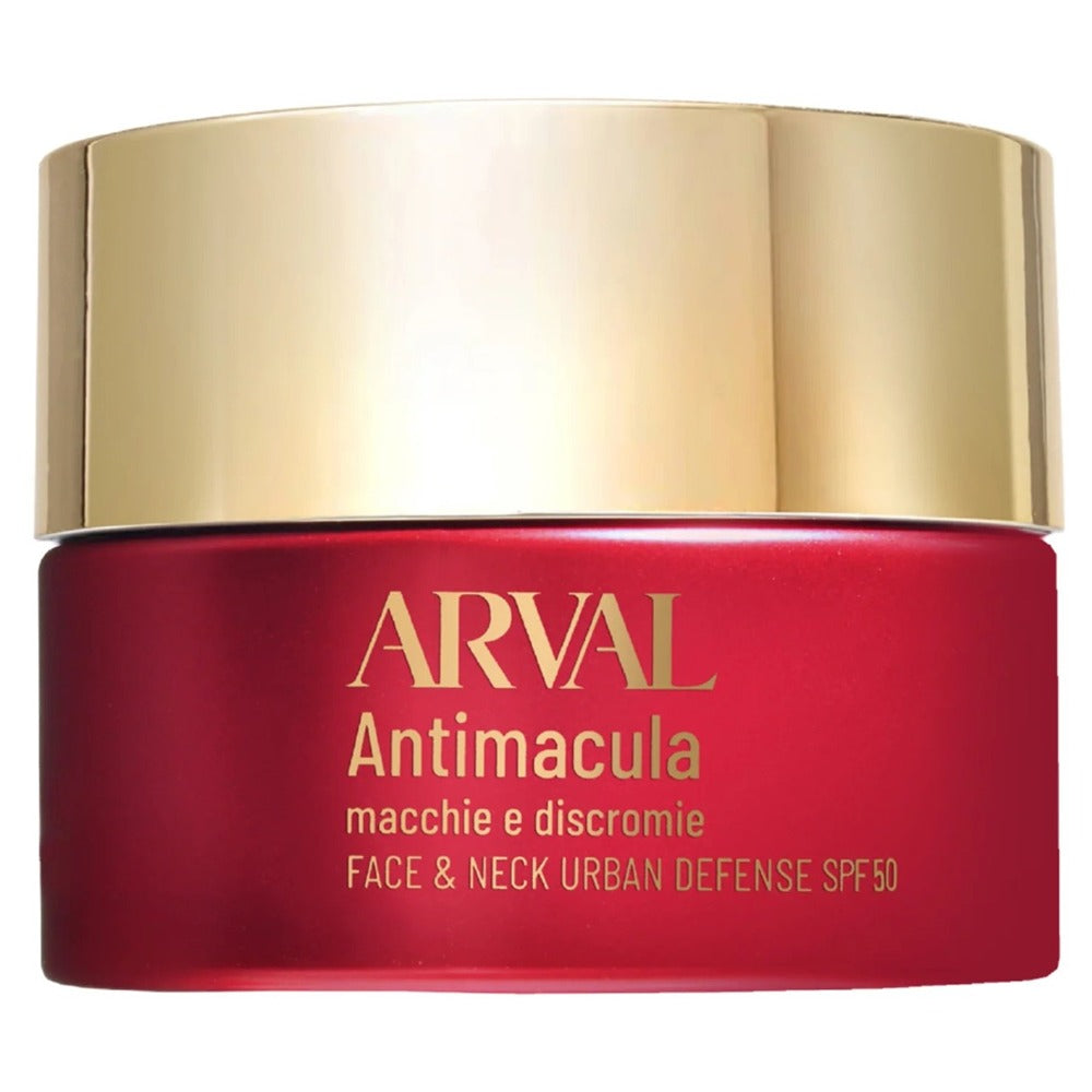 Arval Antimacula Face & Neck Urban Defense SPF50 - Crema Anti-Macchie Protettiva