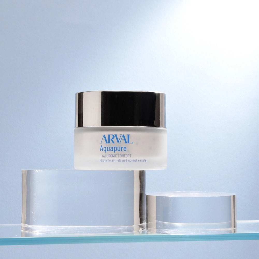 Arval Aquapure Hyaluronic Comfort - Idratante Anti-Età Pelli Normali E Miste