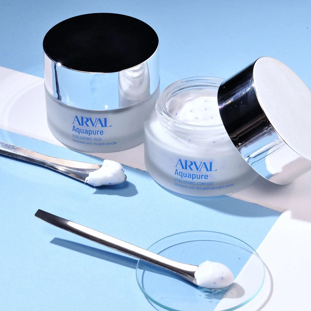 Arval Aquapure Hyaluronic Comfort - Idratante Anti-Età Pelli Normali E Miste
