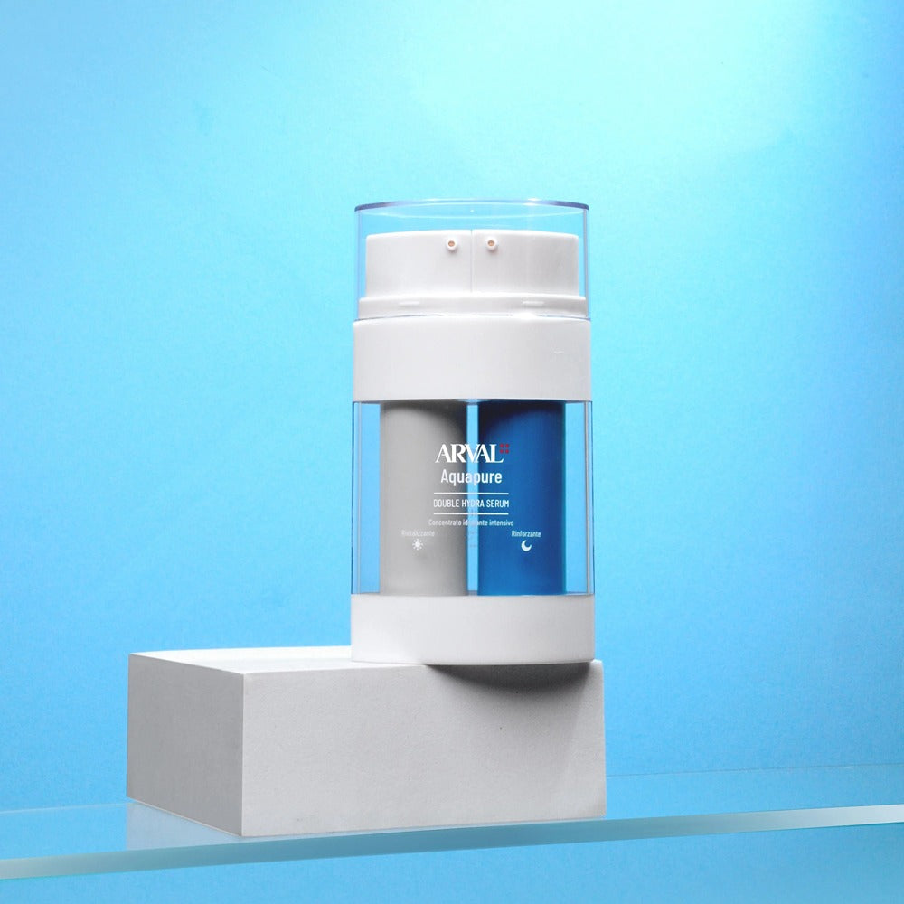 Arval Aquapure Hydra Double Serum - Concentrato Idratante Intensivo Rivitalizzante Giorno Rinforzante Notte