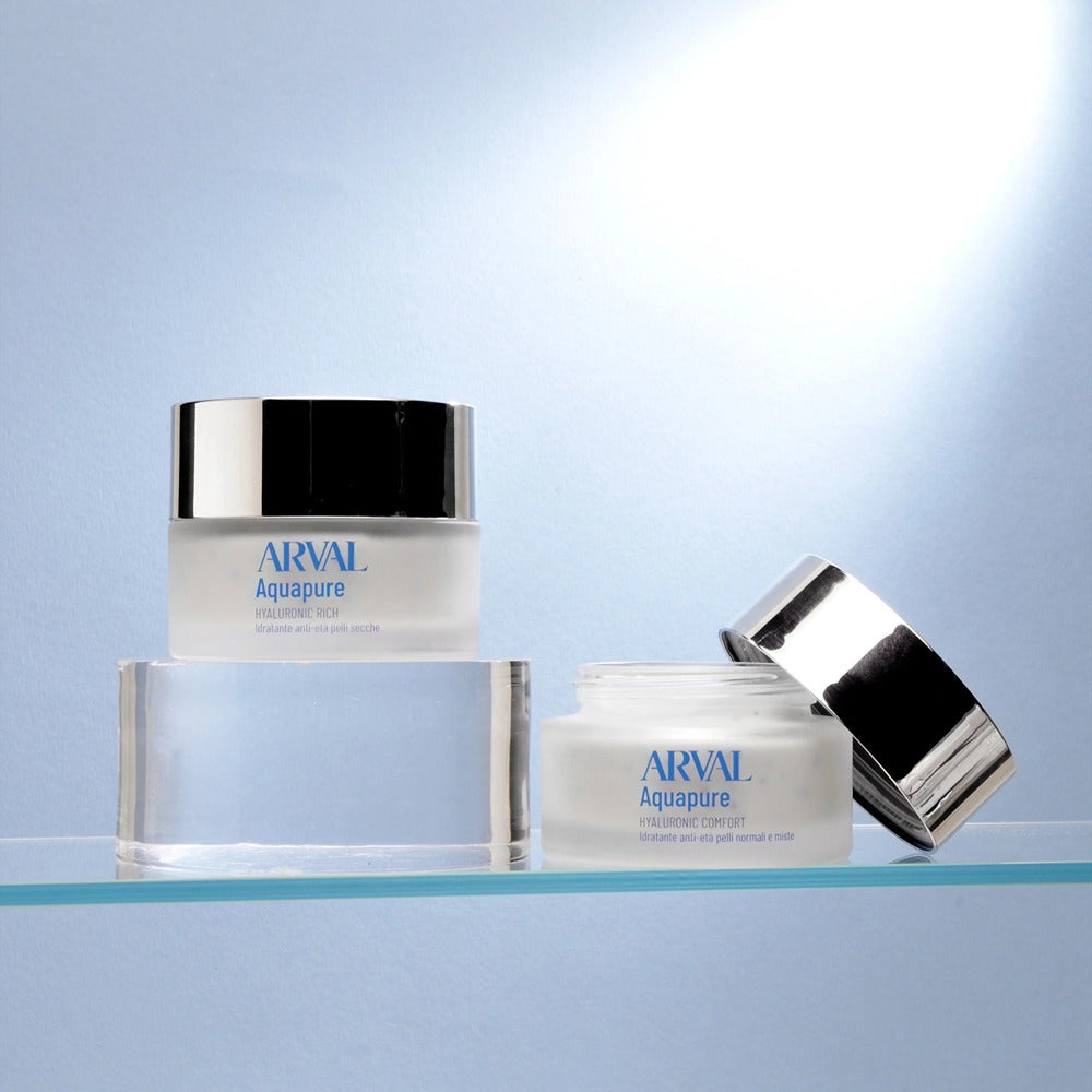 Arval Aquapure Hyaluronic Rich - Idratante Anti-Età Pelli Secche