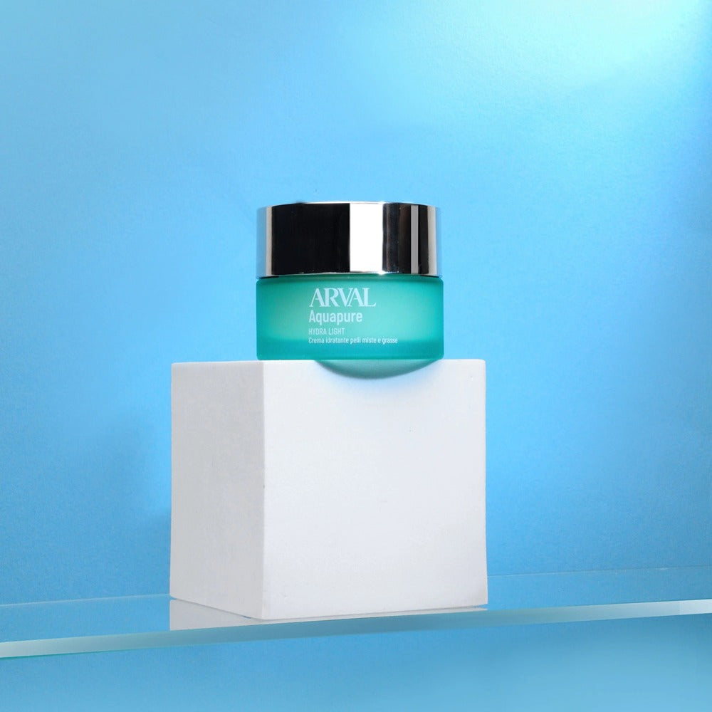 Arval Aquapure Hydra Light - Crema Idratante Per Pelli Miste E Grasse