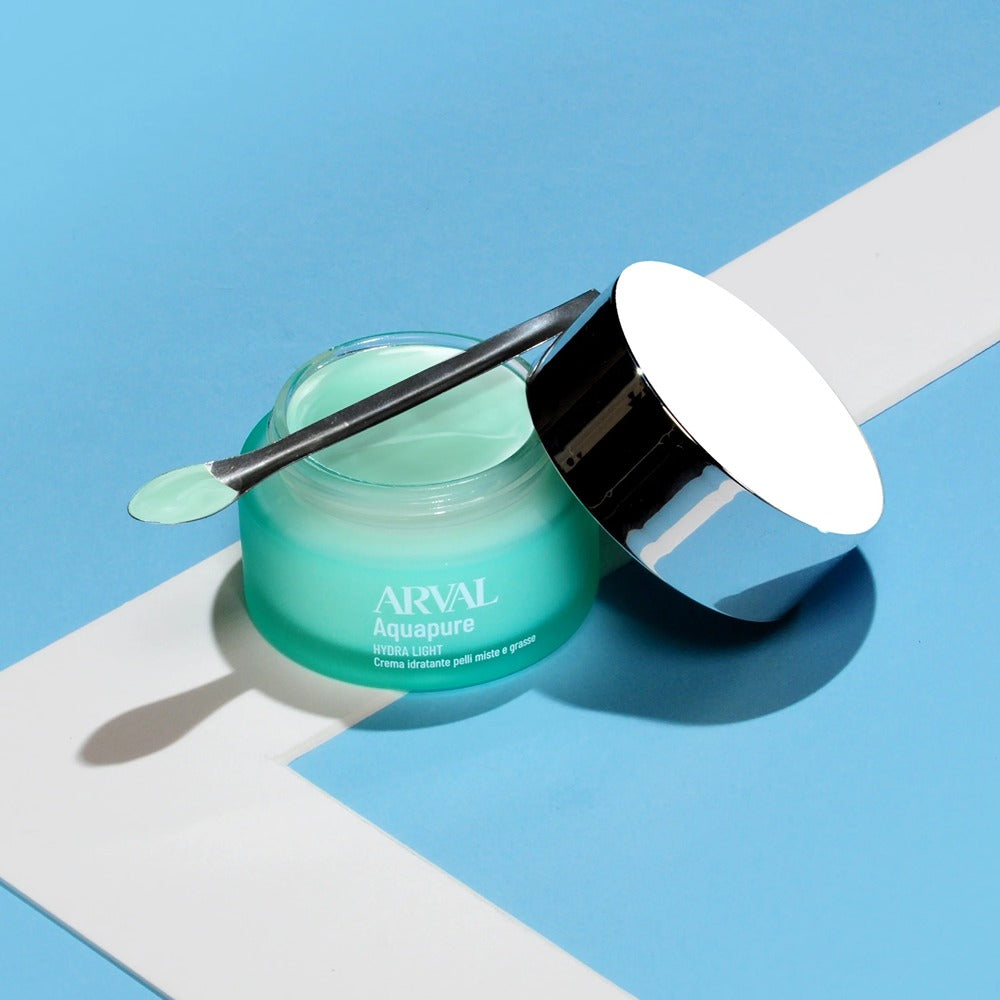 Arval Aquapure Hydra Light - Crema Idratante Per Pelli Miste E Grasse