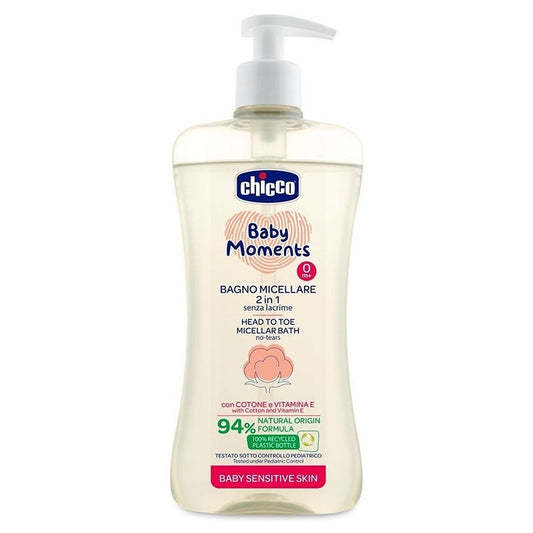 Chicco Baby Moments Bagno Micellare 2 In 1 Senza Lacrime 500 ml