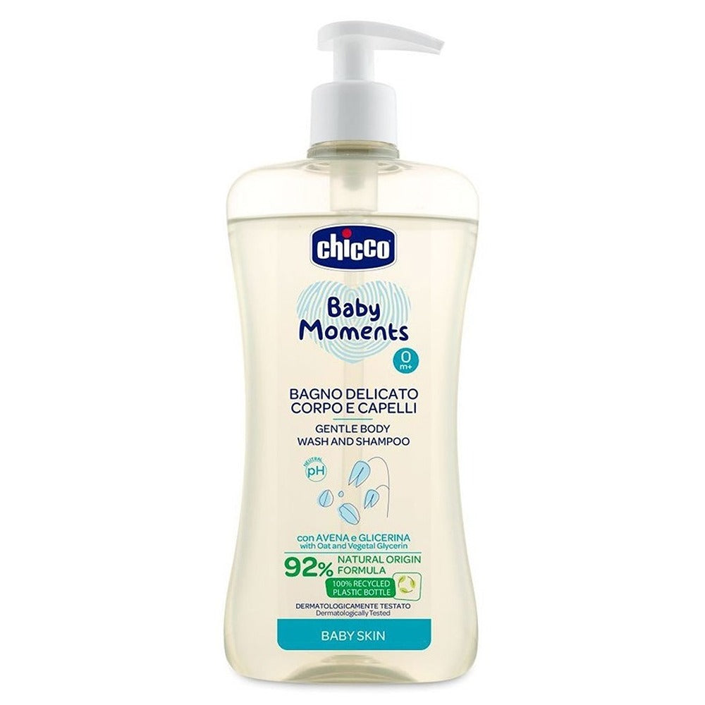 Chicco Baby Moments Bagno Delicato Corpo E Capelli 500 ml