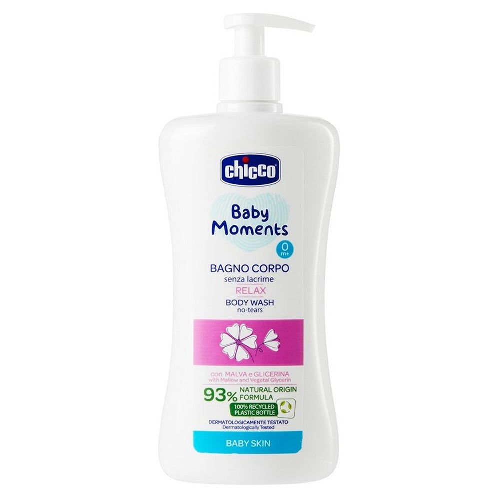 Chicco Baby Moments Bagno Corpo Senza Lacrime Relax 500 ml