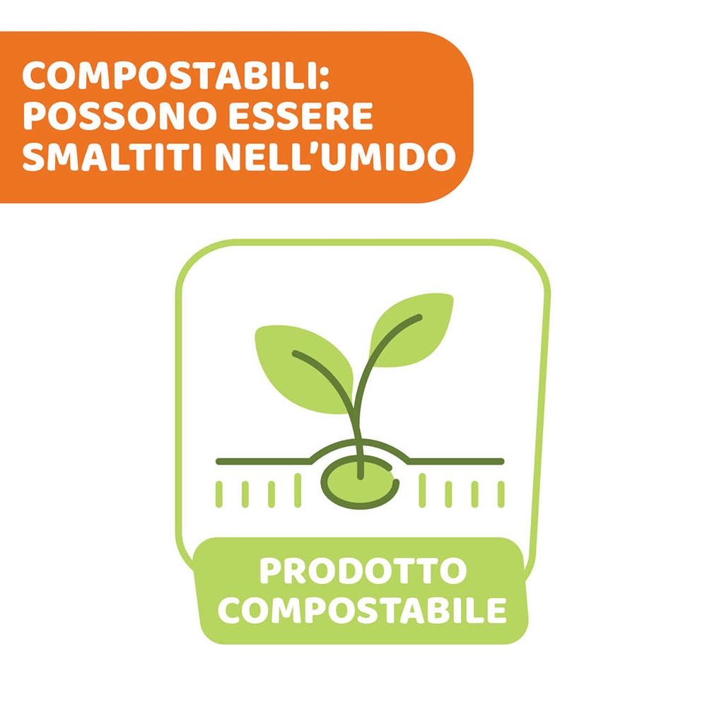 Chicco Bavaglini Monouso Compostabili 36 Pezzi 0+ Mesi