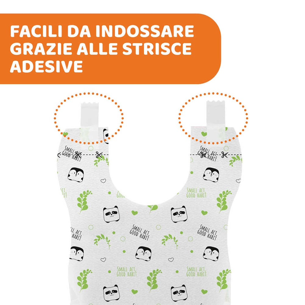 Chicco Bavaglini Monouso Compostabili 36 Pezzi 0+ Mesi