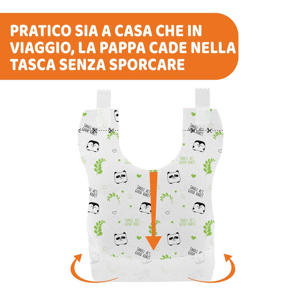 Chicco Bavaglini Monouso Compostabili 36 Pezzi 0+ Mesi