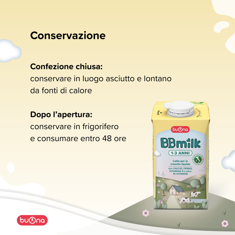 BBmilk 1-3 anni Latte Liquido Bio Di Proseguimento 500 ml
