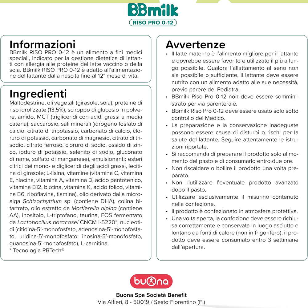 BBmilk 1-3 Anni Latte In Polvere Bio Di Proseguimento 800 gr