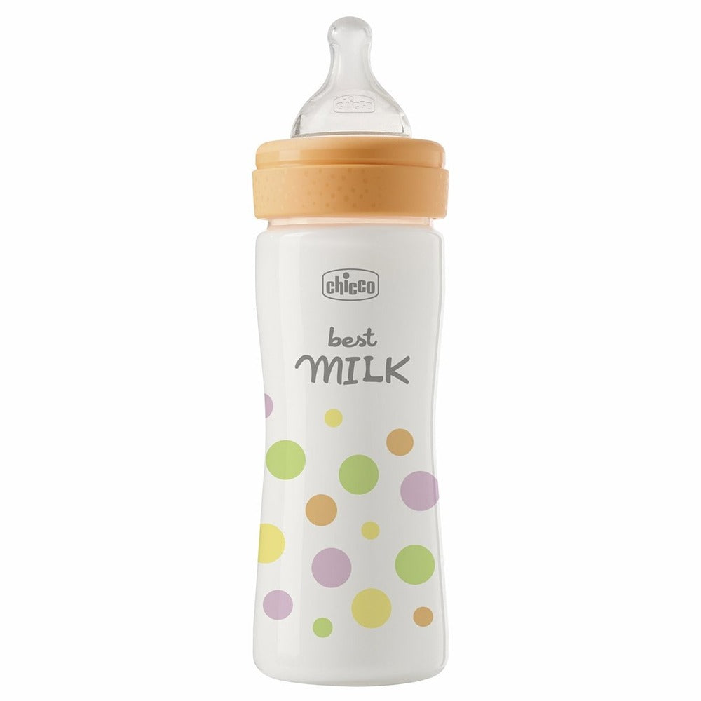 Chicco Biberon Perfect Easy Tettarella Physio In Silicone Flusso Medio Girl 250 ml 2+ Mesi