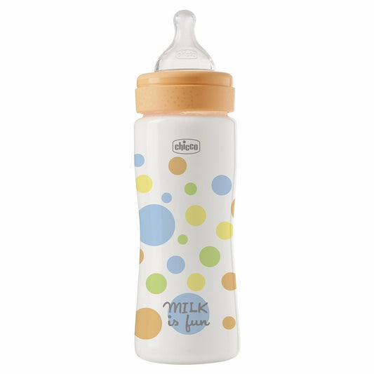 Chicco Biberon Perfect Easy Tettarella Physio In Silicone Flusso Veloce Boy 330 ml 4+ Mesi