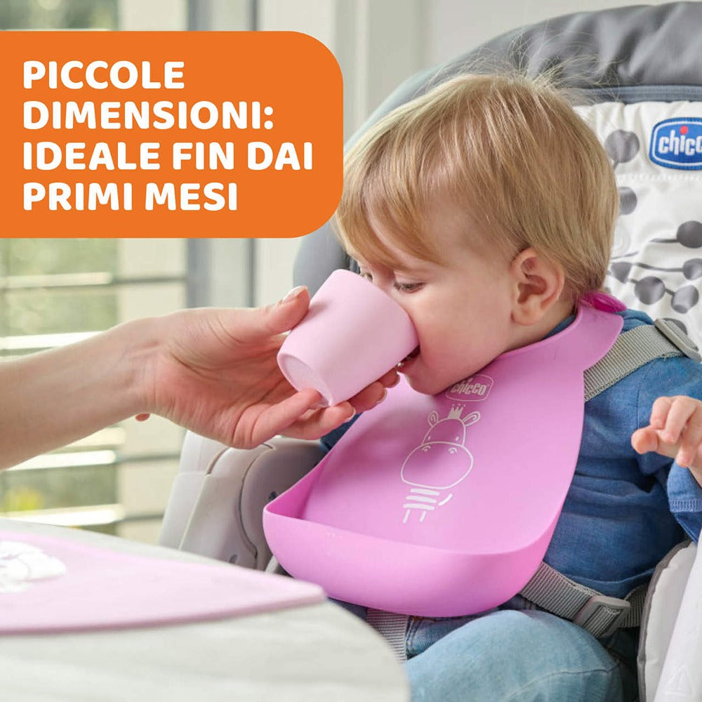 Chicco Easy Mug Bicchiere In Silicone Azzurro 6+ Mesi