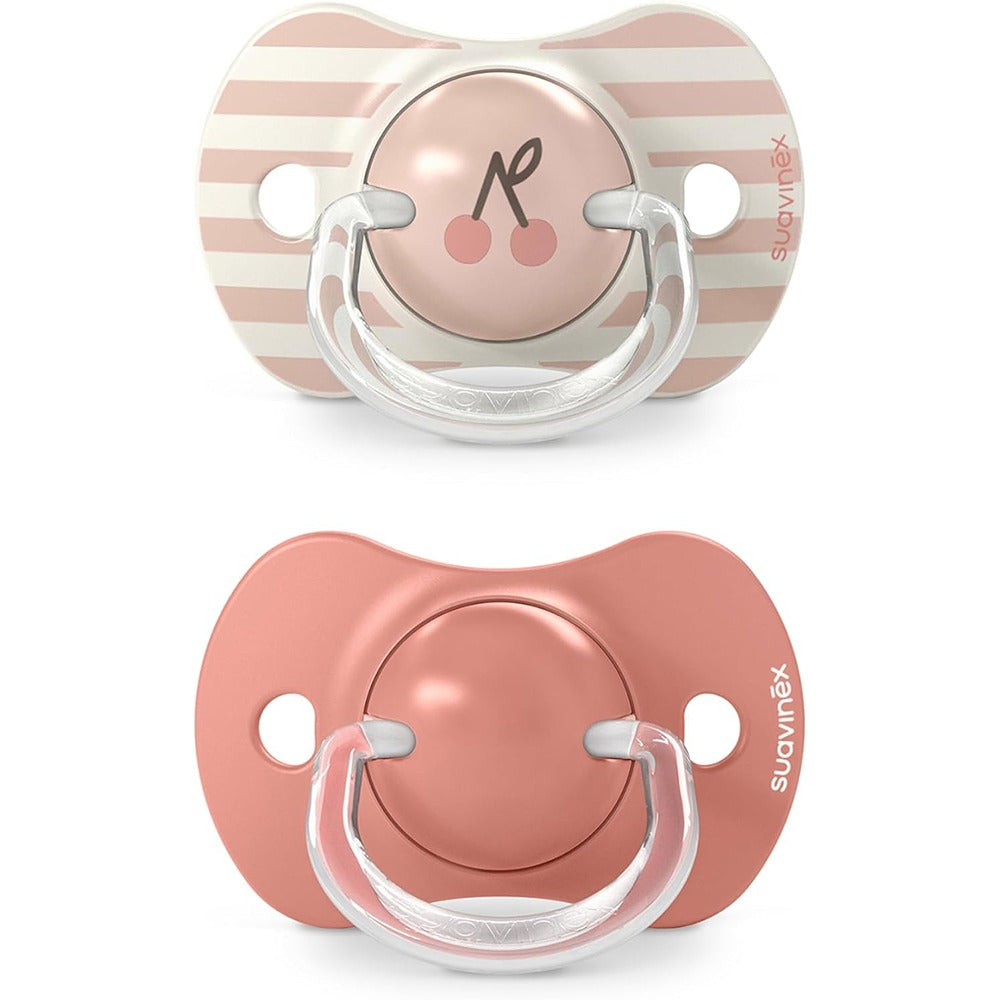 Suavinex Birdies Succhietti Tettina Simmetrica In Silicone Sx Pro Rosa 18+ Mesi