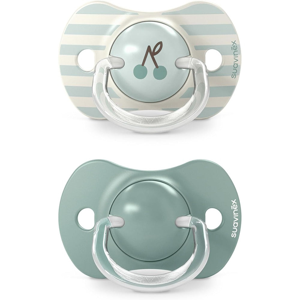 Suavinex Birdies Succhietti Tettina Simmetrica In Silicone Sx Pro Verde 18+ Mesi