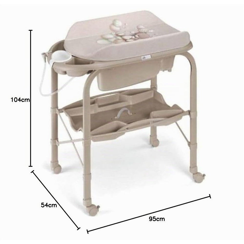 Cam Cambio Bagnetto Fasciatoio Orso Bolle Beige