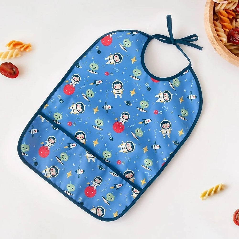 Kiokids Bavaglino Impermeabile Blu
