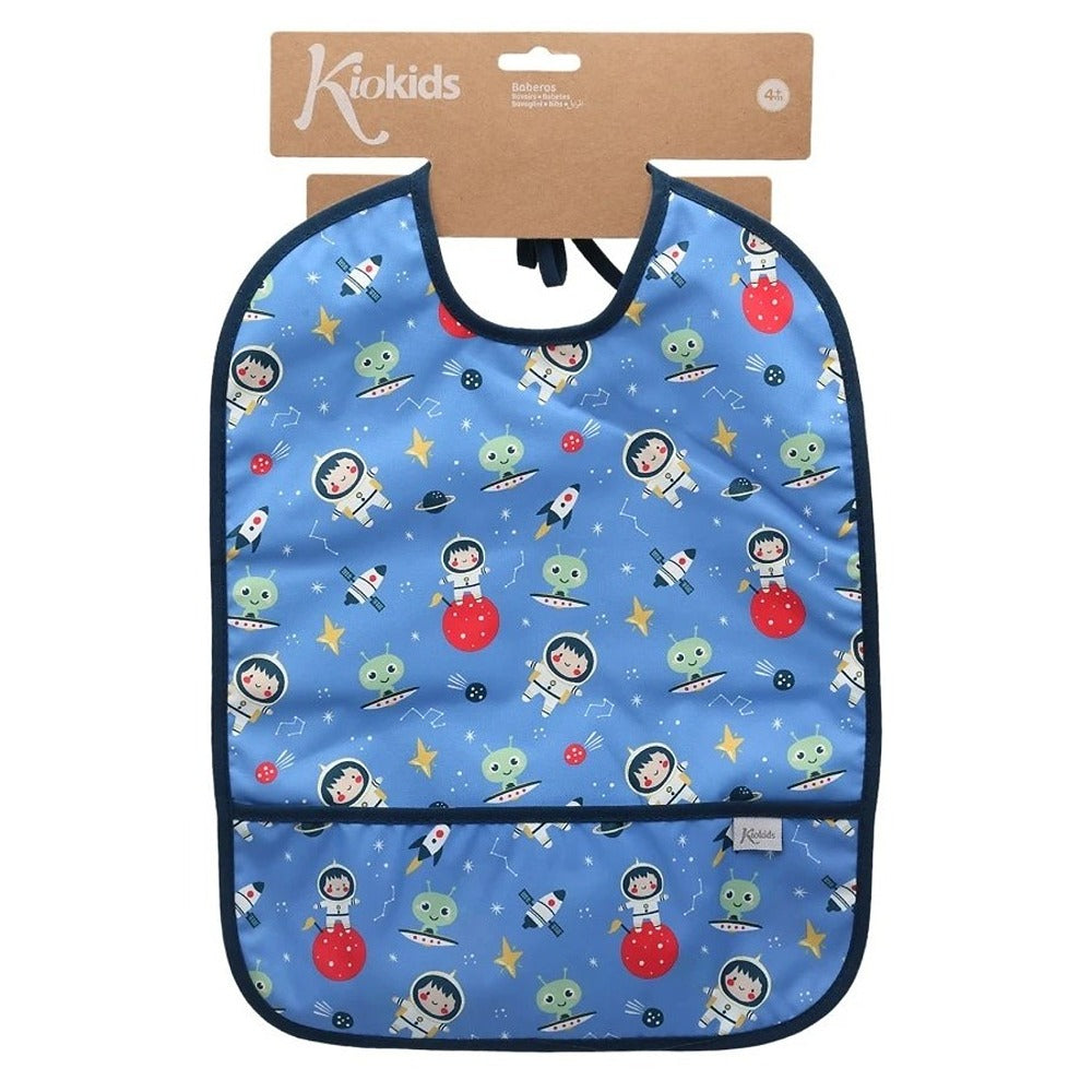 Kiokids Bavaglino Impermeabile Blu