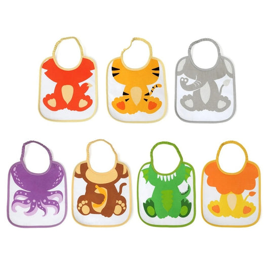 Kiokids Bavaglini Settimanali Con Animaletti