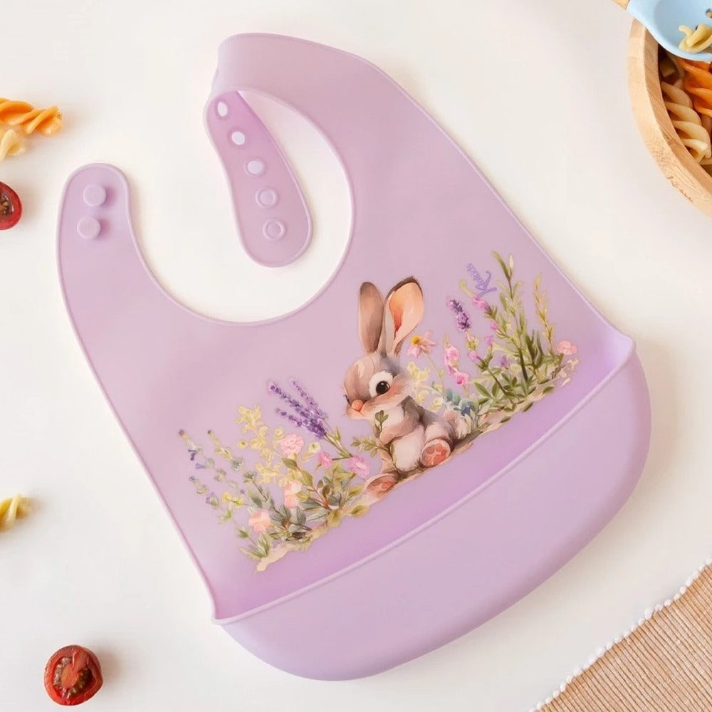 Kiokids Bavaglino In Silicone Lavanda