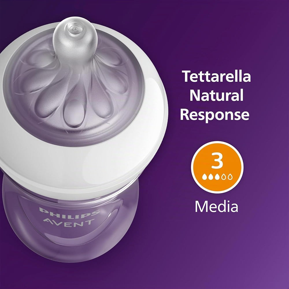 Philips Avent Natural Response Biberon Con Valvola Airfree Elefante 260 ml