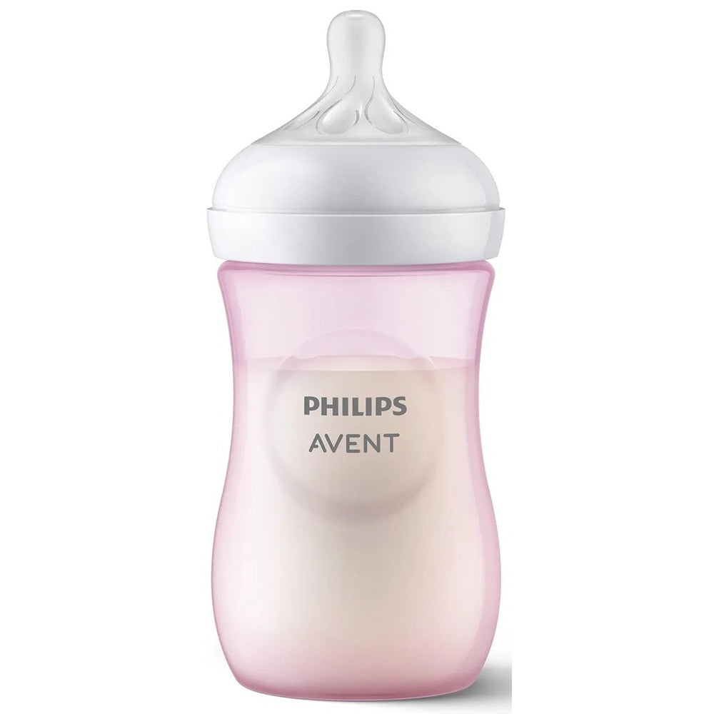 Philips Avent Natural Response Biberon 260 ml Rosa Tettarella 1+ Mese