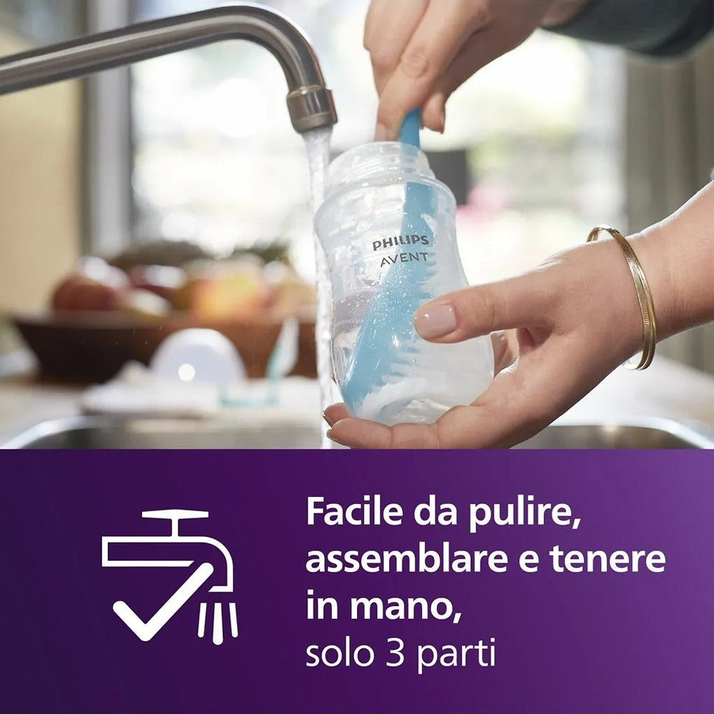 Philips Avent Natural Response Biberon 330ml Tettarella Flusso Veloce 6+ Mesi