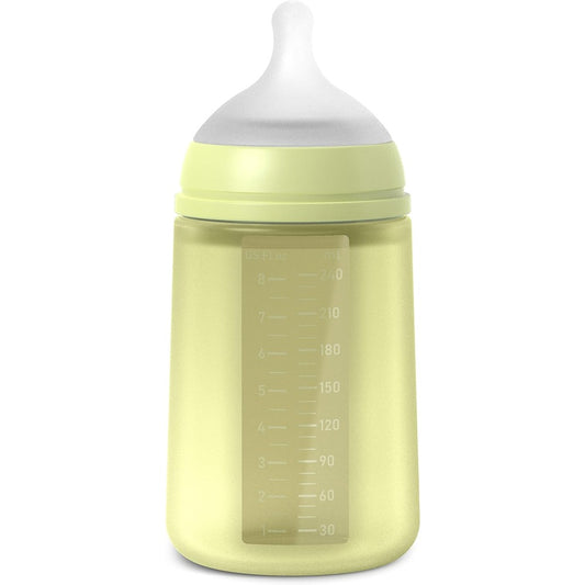 Suavinex Color Essence Biberon In silicone 240 ml Lime 3+ Mesi