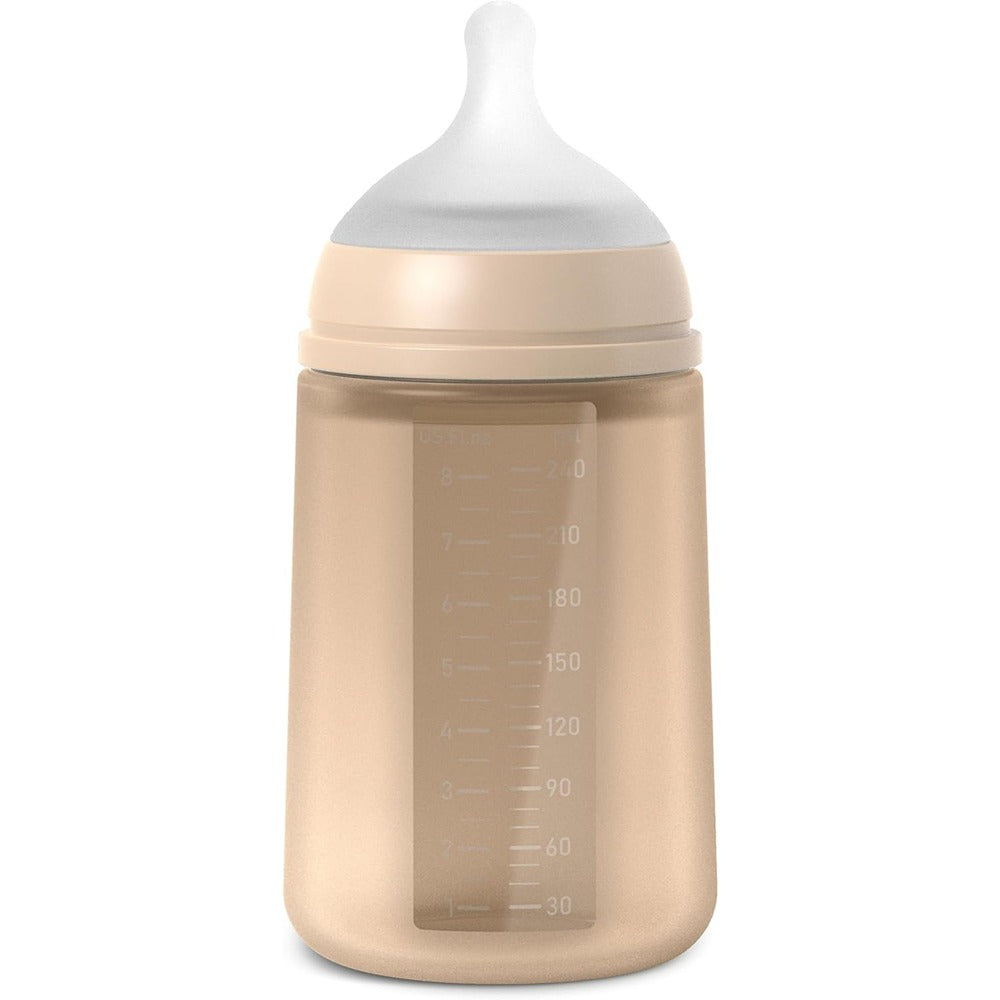Suavinex Color Essence Biberon In silicone 240 ml Nocciola 3+ Mesi