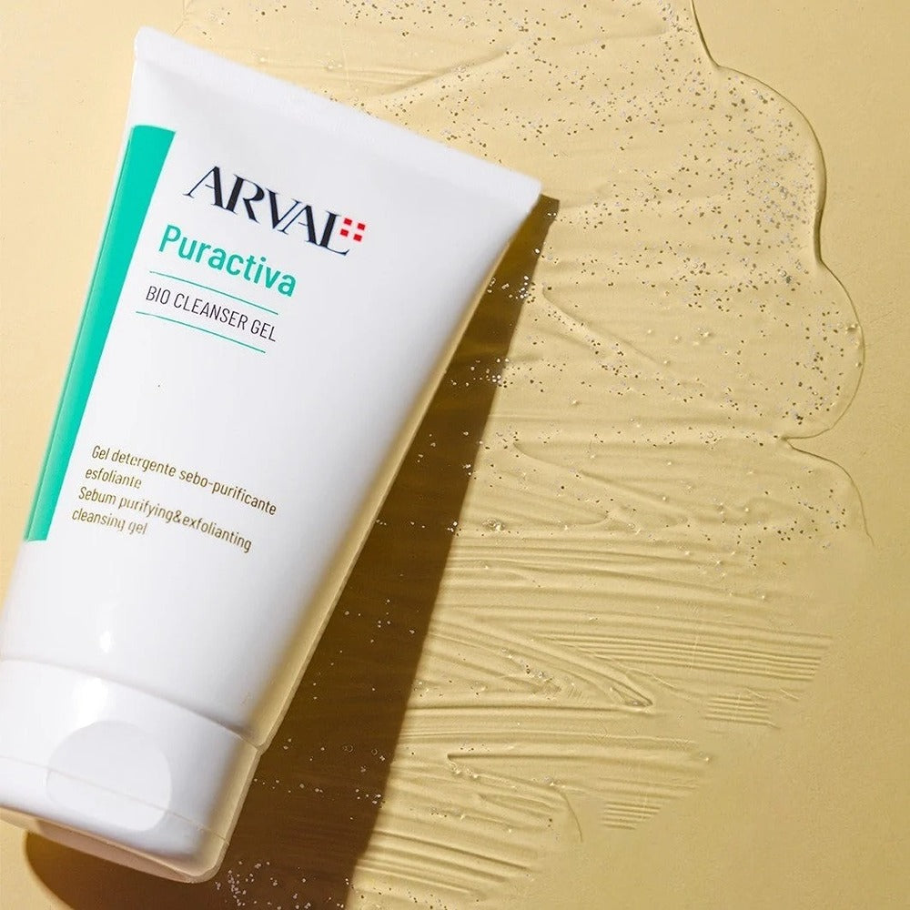 Arval Puractiva Bio Cleanser Gel - Gel Detergente Sebo-Purificante Esfoliante